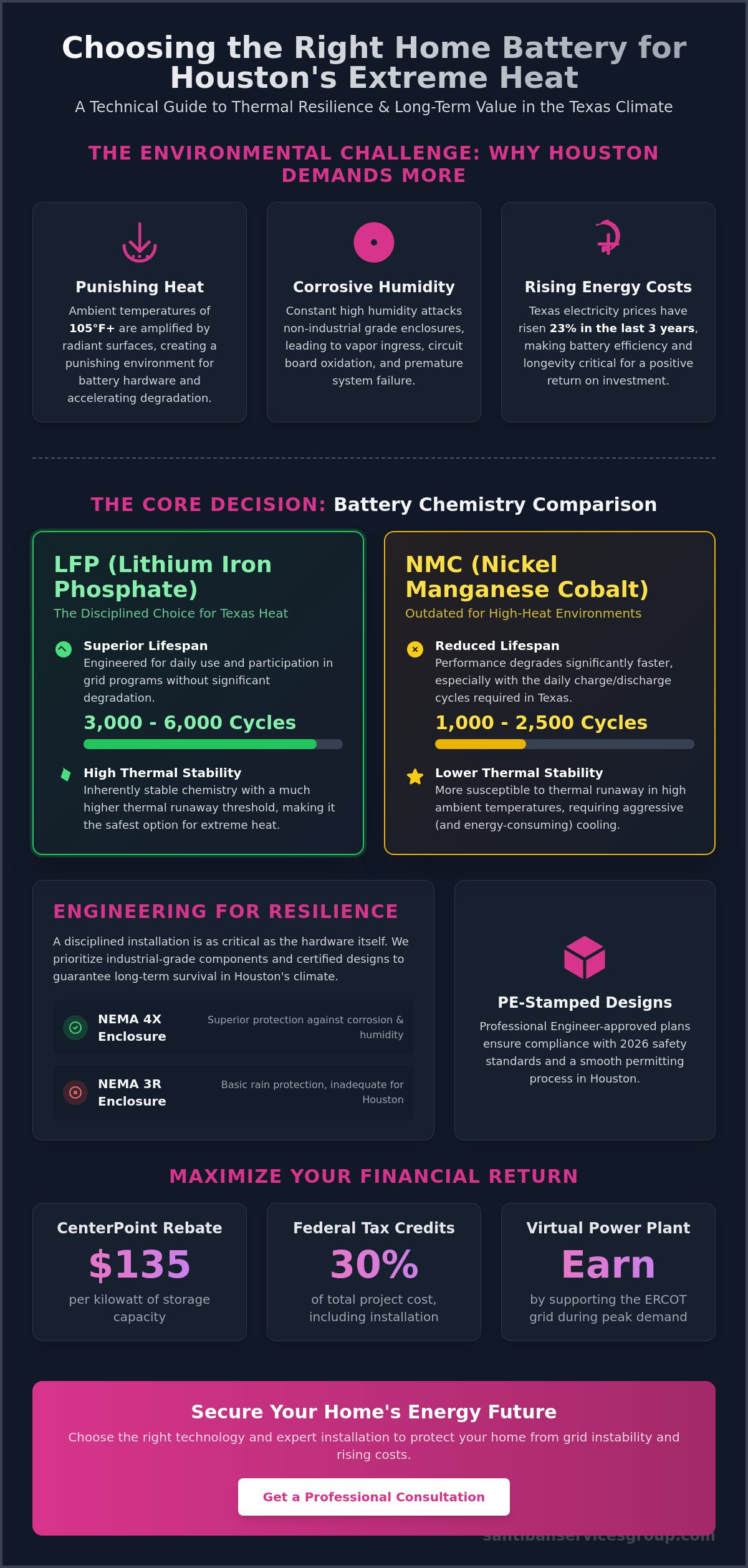 Best Home Battery for Texas Heat: Houston’s 2026 Guide to Thermal Resilience