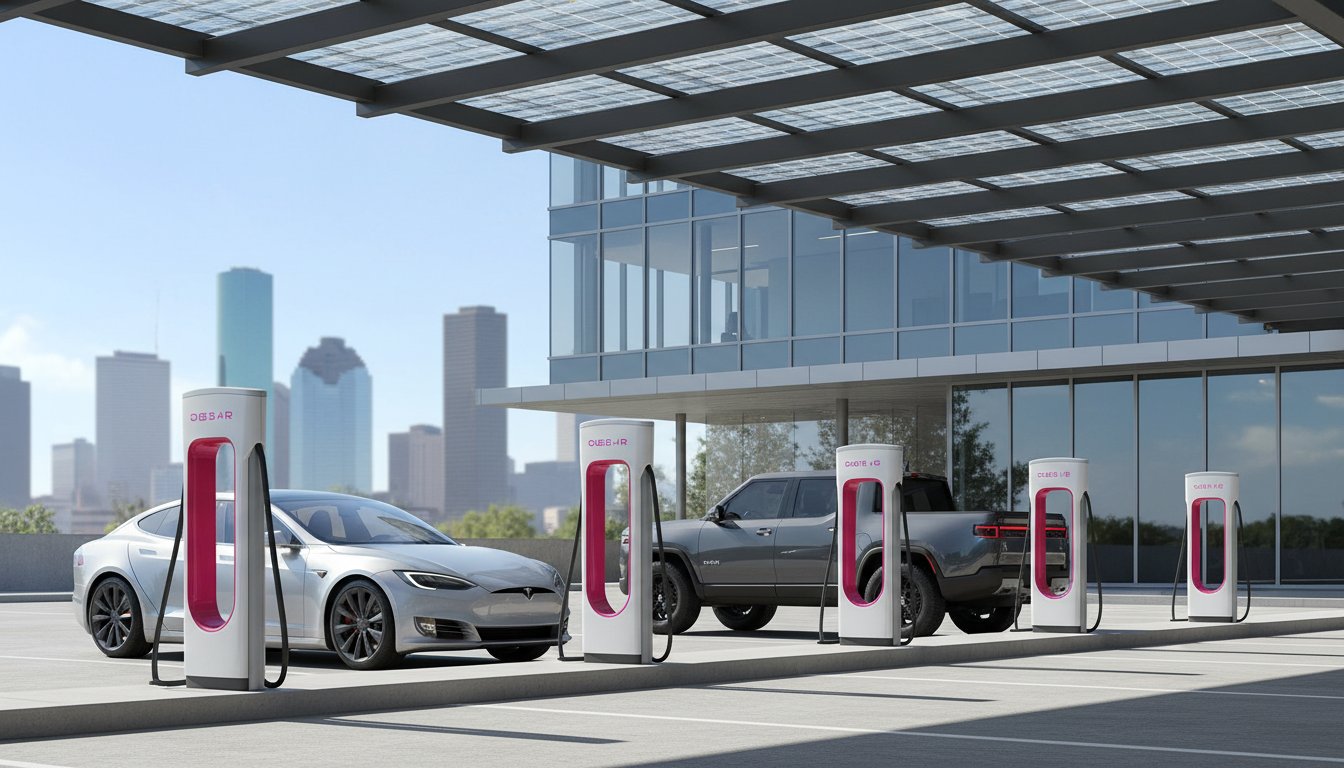 Commercial Electric Vehicle Charging Stations in Houston: The 2026 Infrastructure Guide